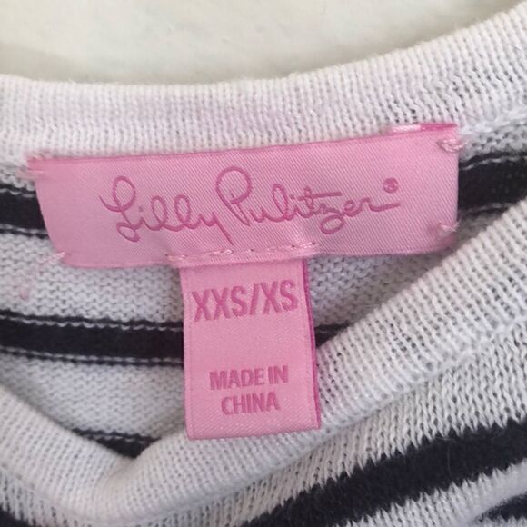 Lilly Pulitzer Cold Shoulder Striped Sweater - Picture 3 of 9